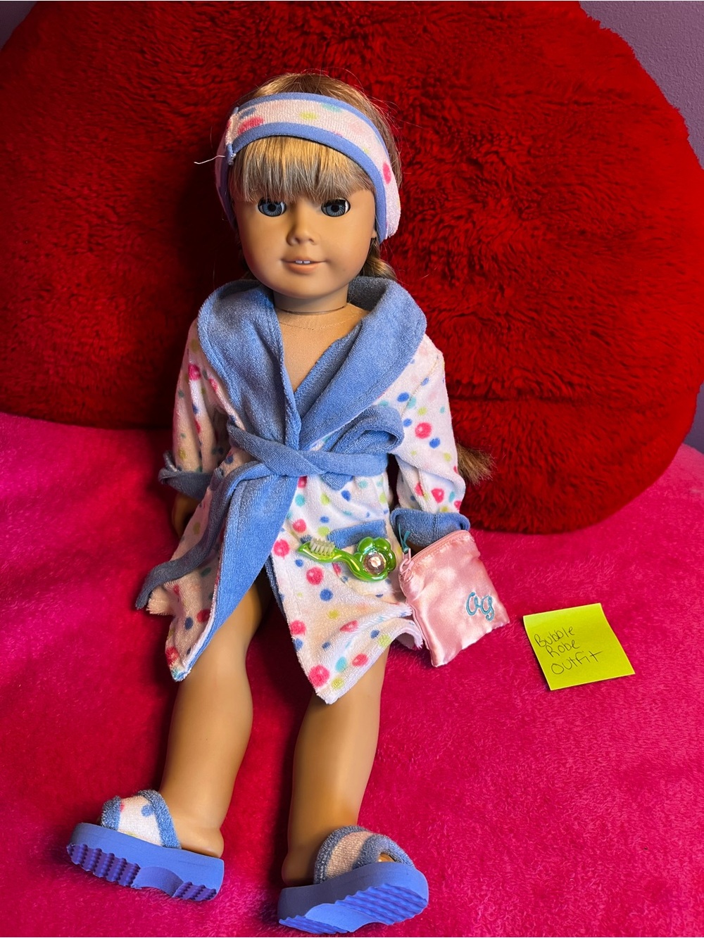 Bubble Robe Outfit 2004-2006 American Girl Doll